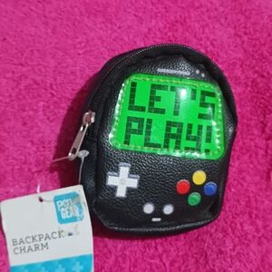 Black and Green Backpack Charm